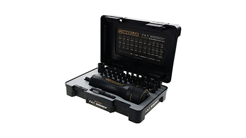 Das 38-teilige FAT Wrench Schraubendreher Set von WHEELER bietet dir präzise Drehmomentkontrolle und vielseitige Einsatzmöglichkeiten für deine Waffenpflege.